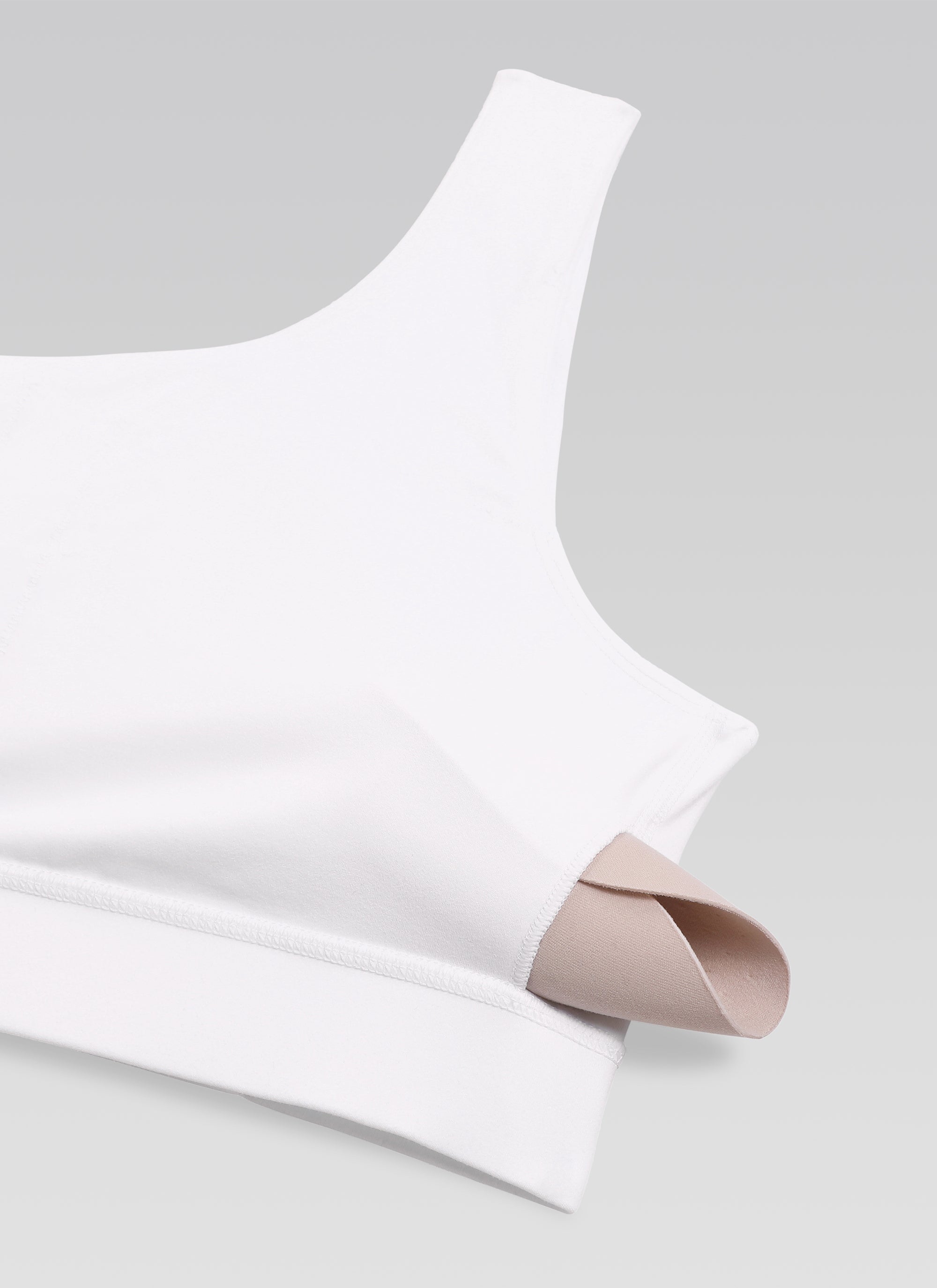 CRZ YOGA Butterluxe Áo lót thể thao một vai dành cho nữ, kiểu bất đối xứng, có đệm, màu trắng