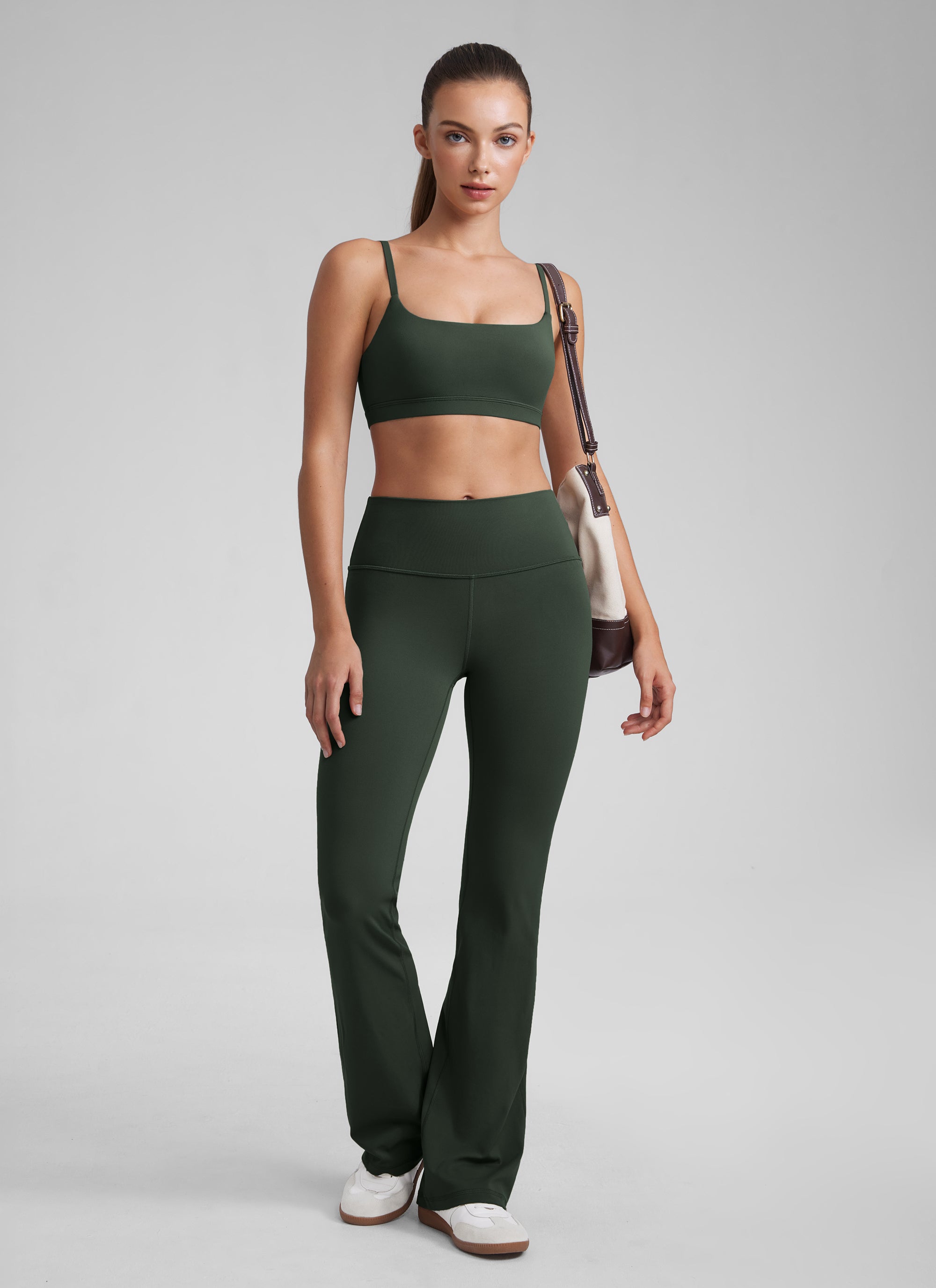 CRZ YOGA - Áo lót thể thao dành cho nữ kiểu cổ tròn, dây mảnh có thể điều chỉnh, màu Xanh huyền thoại ( Butterluxe )