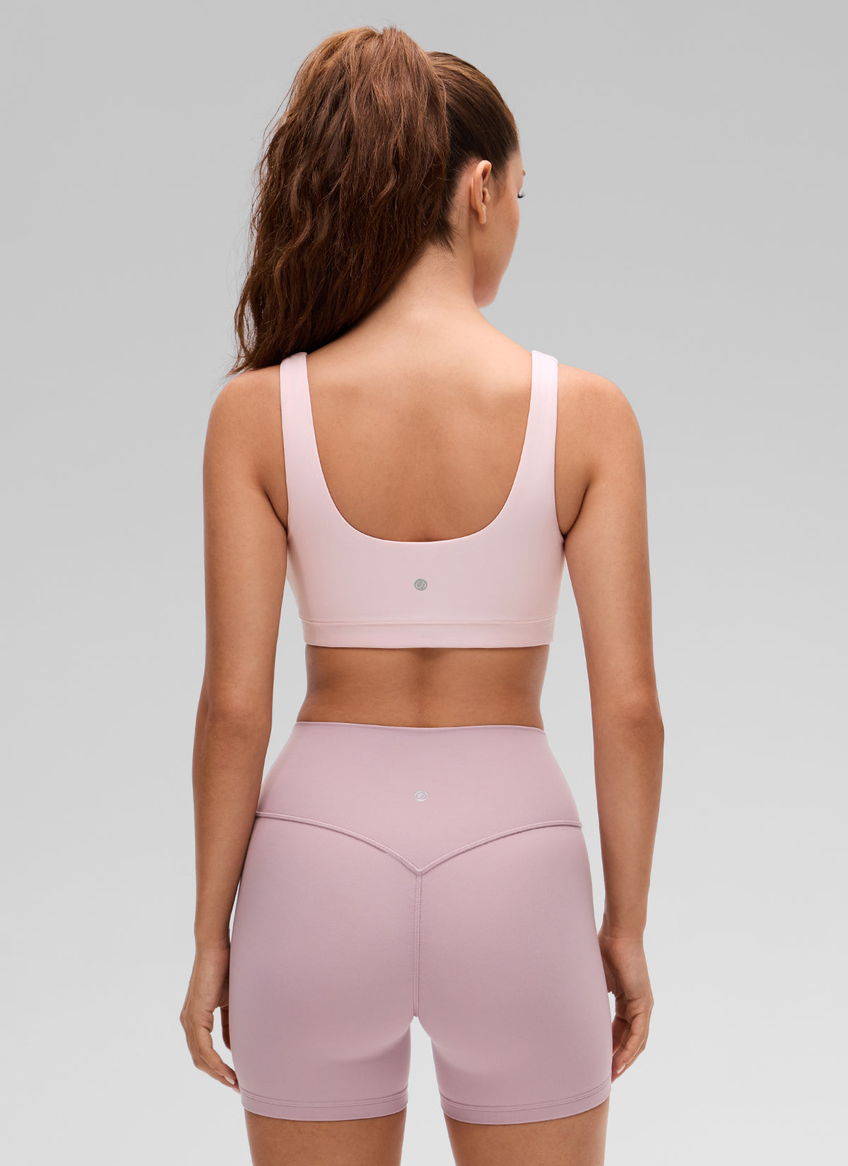 Áo lót thể thao CRZ YOGA dành cho nữ, kiểu U-Back, hỗ trợ nhẹ, màu hồng dâu tây, thuộc dòng " Butterluxe "