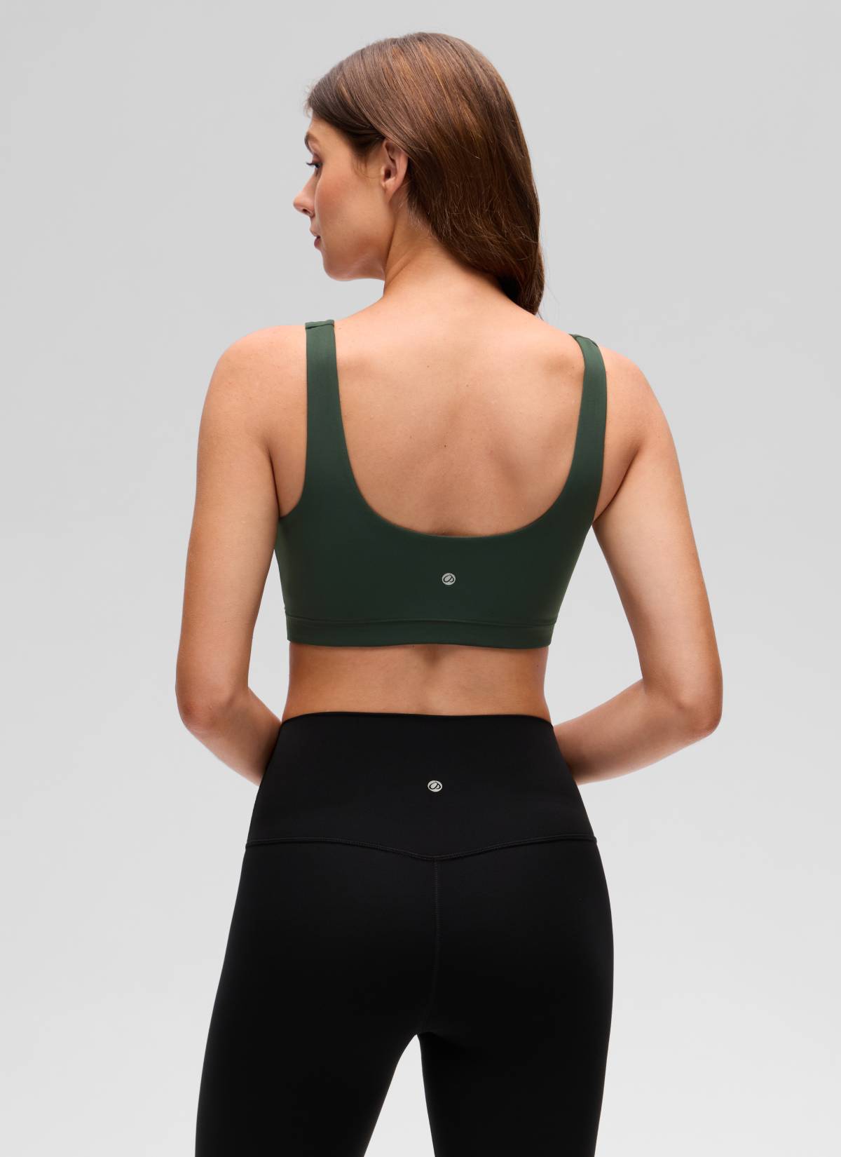 CRZ YOGA Áo lót thể thao dành cho nữ kiểu U-Back, hỗ trợ nhẹ, màu xanh lá cây Legend, thuộc dòng " Butterluxe "