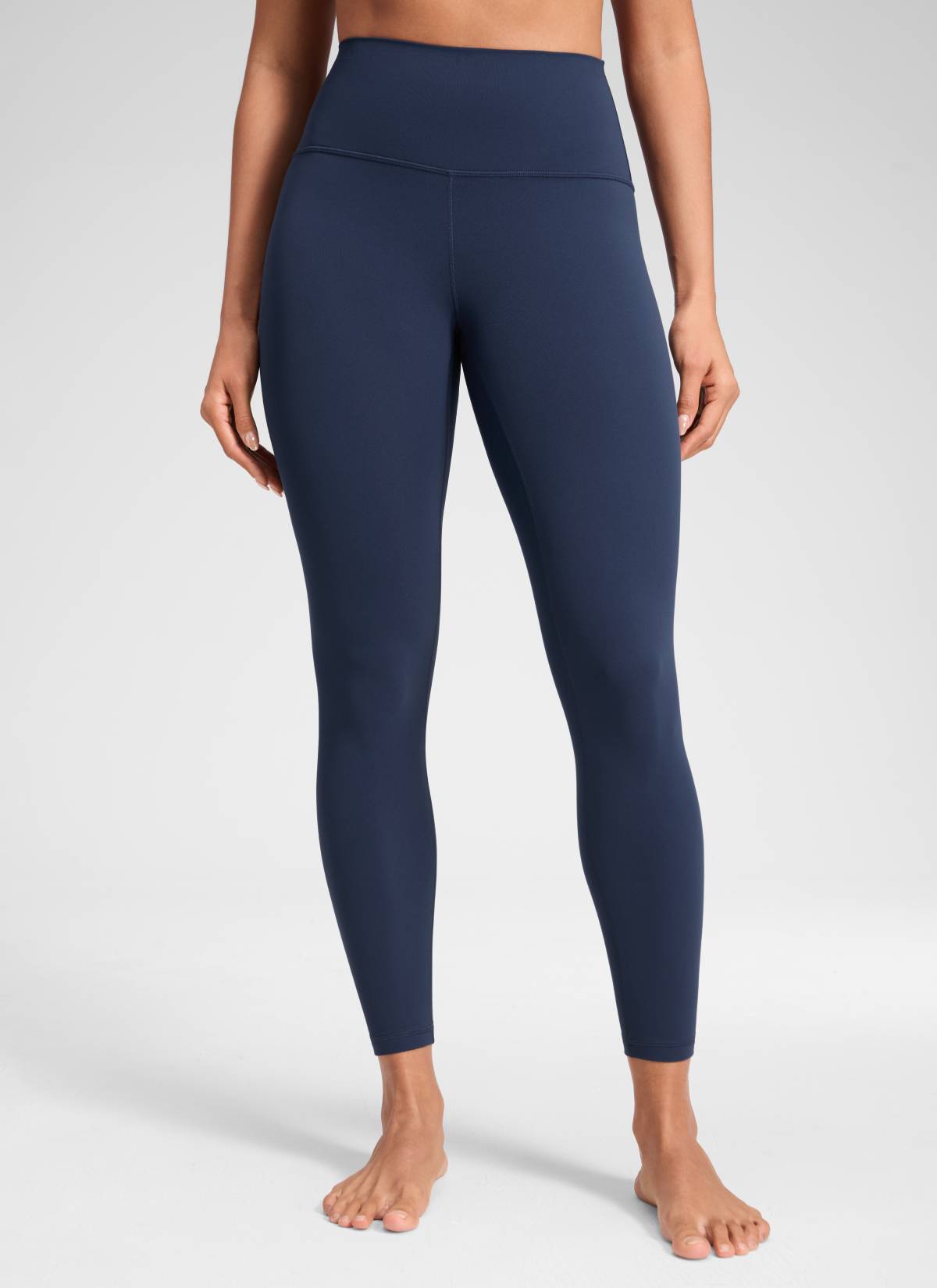 CRZ YOGA Quần legging yoga nữ kiểu Lounge High Rise, chất liệu vải dệt kim co giãn ( Butterluxe ), chiều dài 25 inch, màu Club Blue