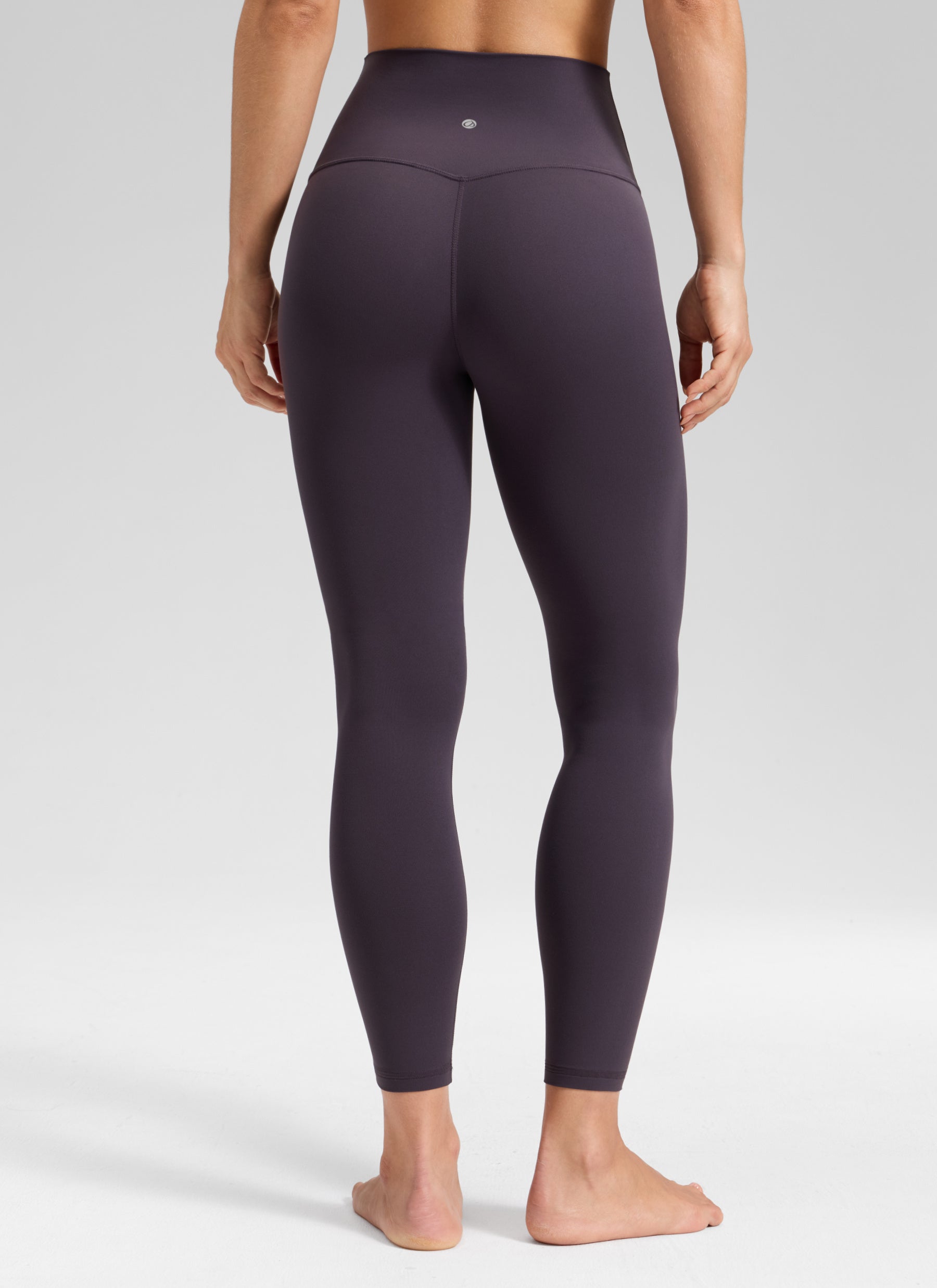 CRZ YOGA - Quần legging yoga nữ kiểu dáng thoải mái, cạp cao, chất liệu vải co giãn cao cấp ( Butterluxe ), chiều dài 25 inch, màu Tím Atmosphere