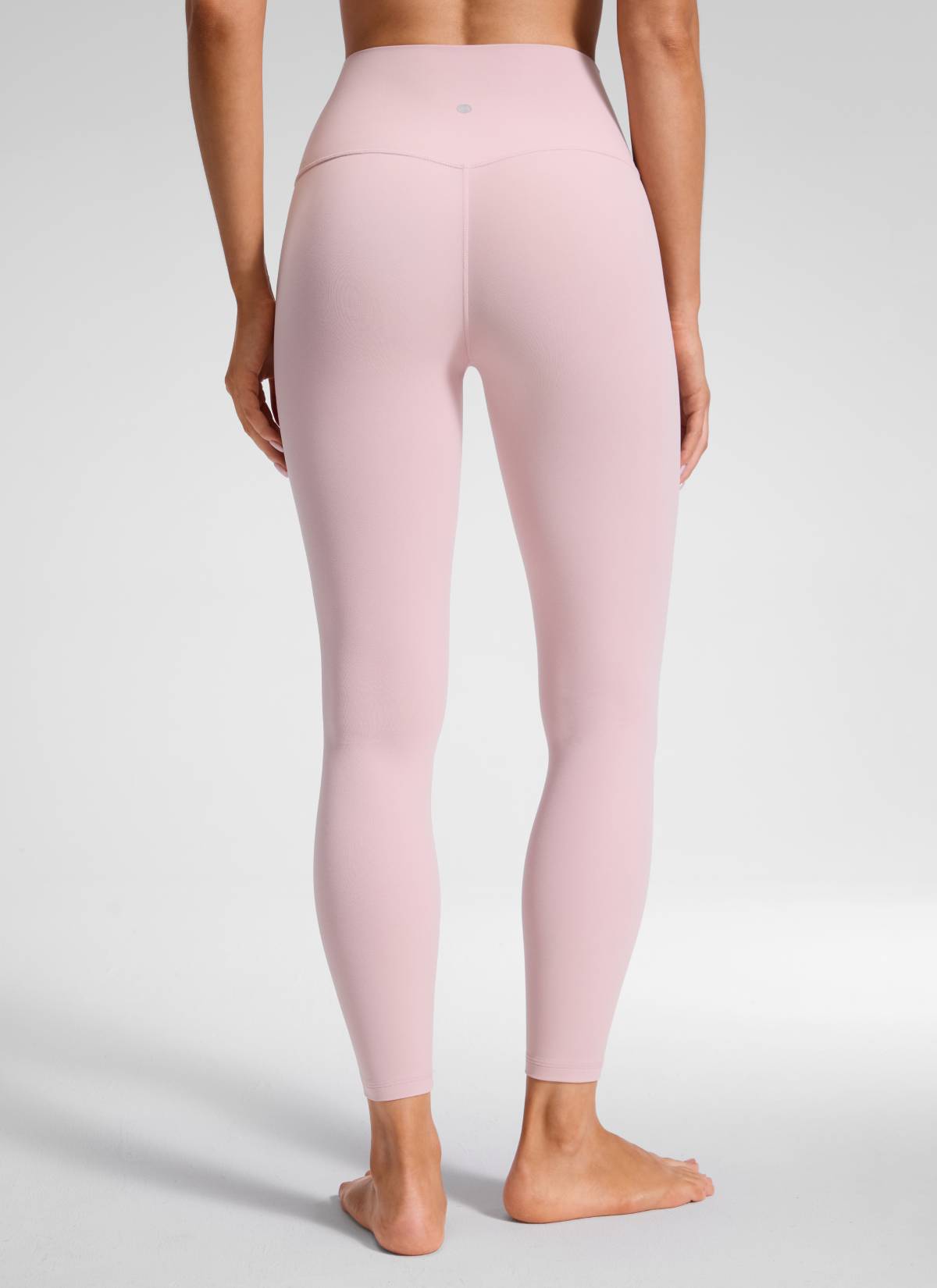 CRZ YOGA Quần legging yoga nữ kiểu Lounge High Rise, chất liệu vải dệt kim co giãn ( Butterluxe ), chiều dài 25 inch, màu Pink Haze
