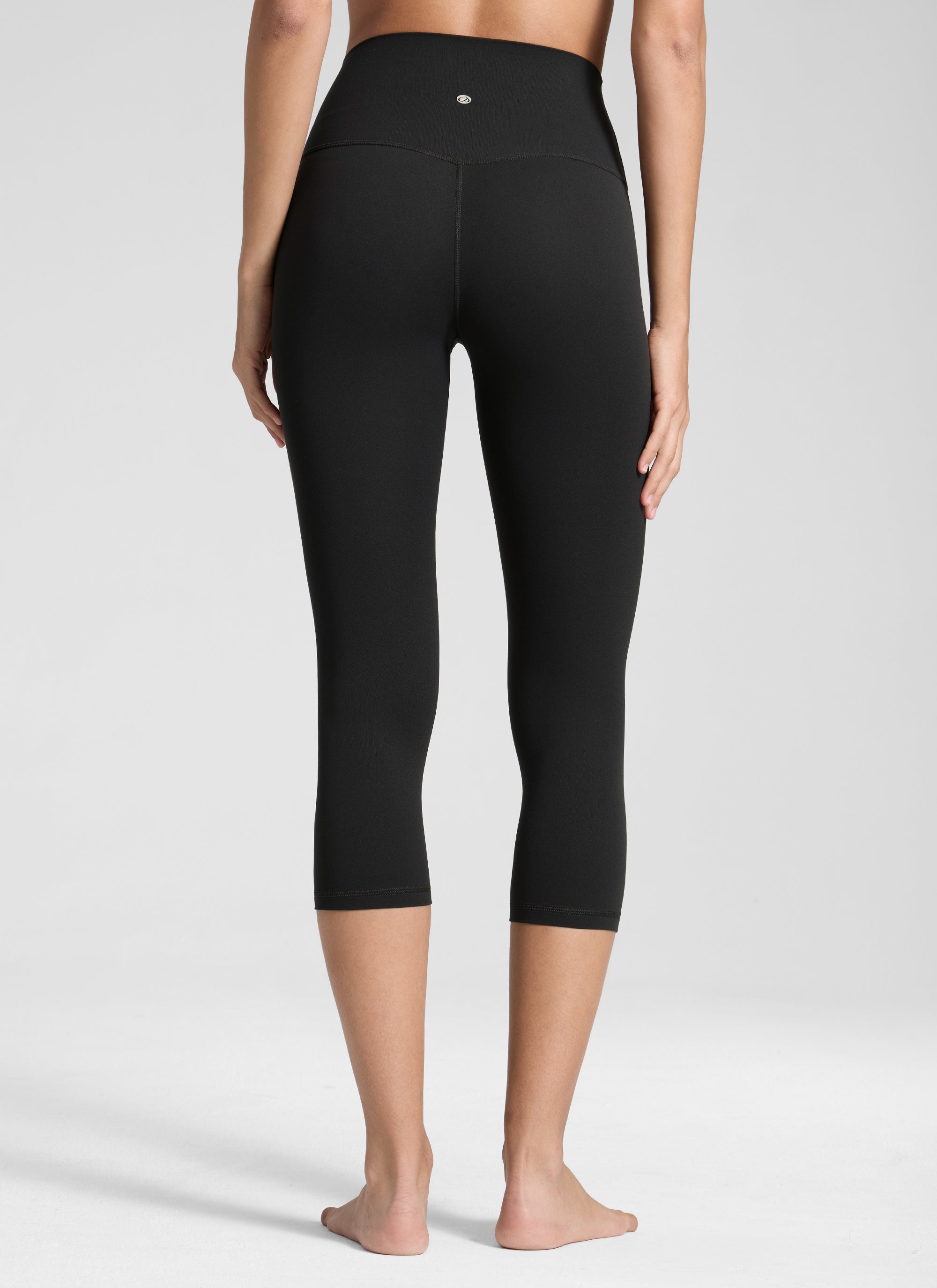 CRZ YOGA Quần legging yoga nữ kiểu Lounge High Rise, chất liệu vải dệt kim co giãn ( Butterluxe ), chiều dài 19 inch, màu đen
