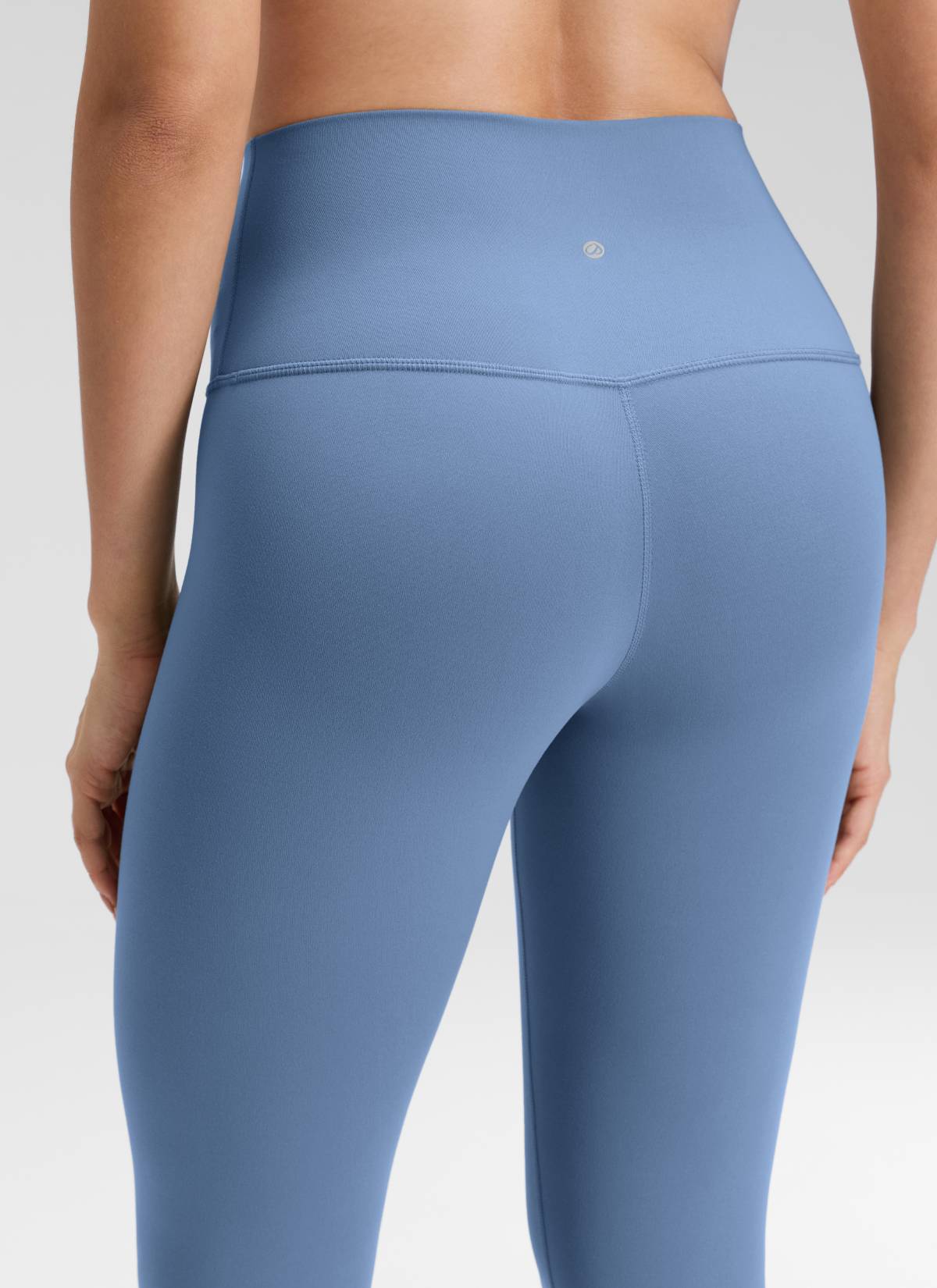 CRZ YOGA Quần legging yoga nữ kiểu Lounge High Rise, chất liệu vải dệt kim co giãn ( Butterluxe ), chiều dài 19 inch, màu Xanh Oasis