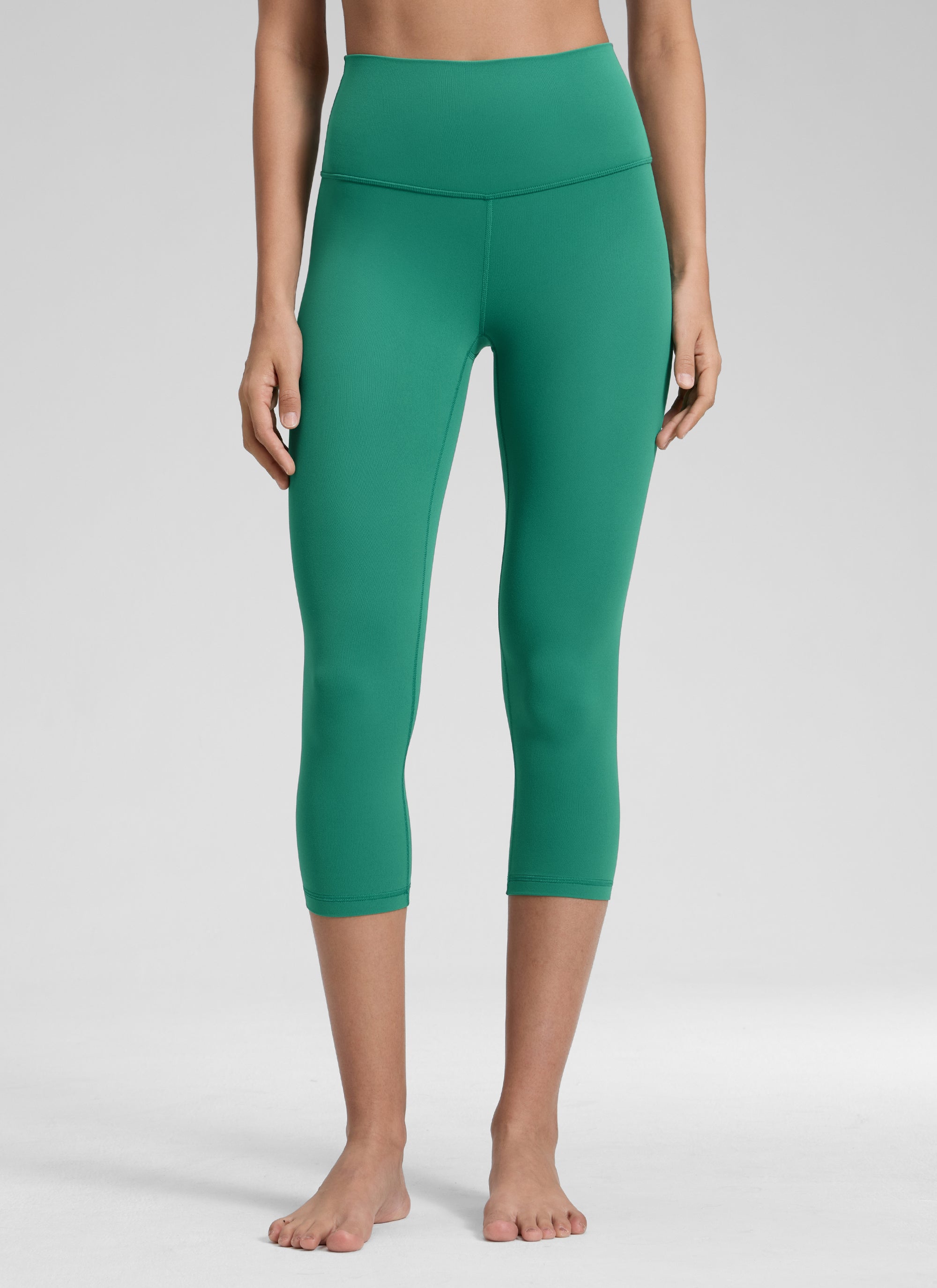 CRZ YOGA Quần legging yoga nữ kiểu Lounge High Rise, chất liệu vải dệt kim co giãn ( Butterluxe ), chiều dài 19 inch, màu xanh Cascadia
