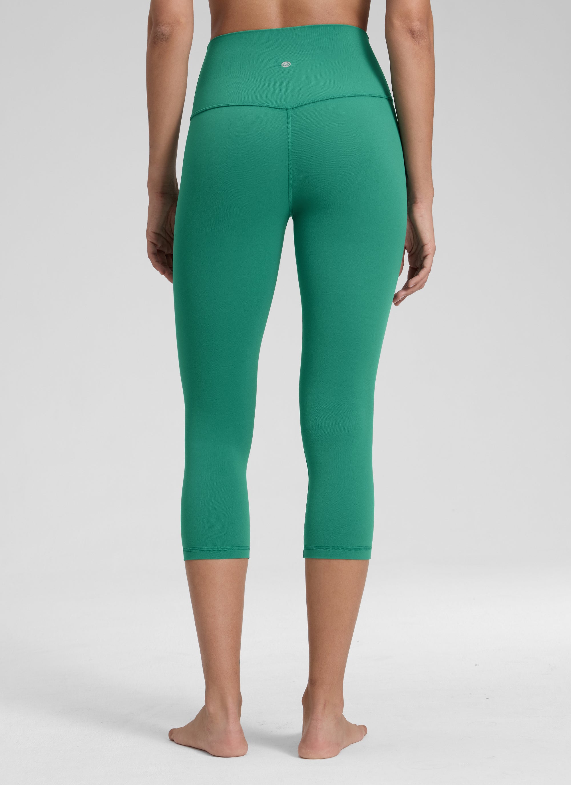 CRZ YOGA Quần legging yoga nữ kiểu Lounge High Rise, chất liệu vải dệt kim co giãn ( Butterluxe ), chiều dài 19 inch, màu xanh Cascadia