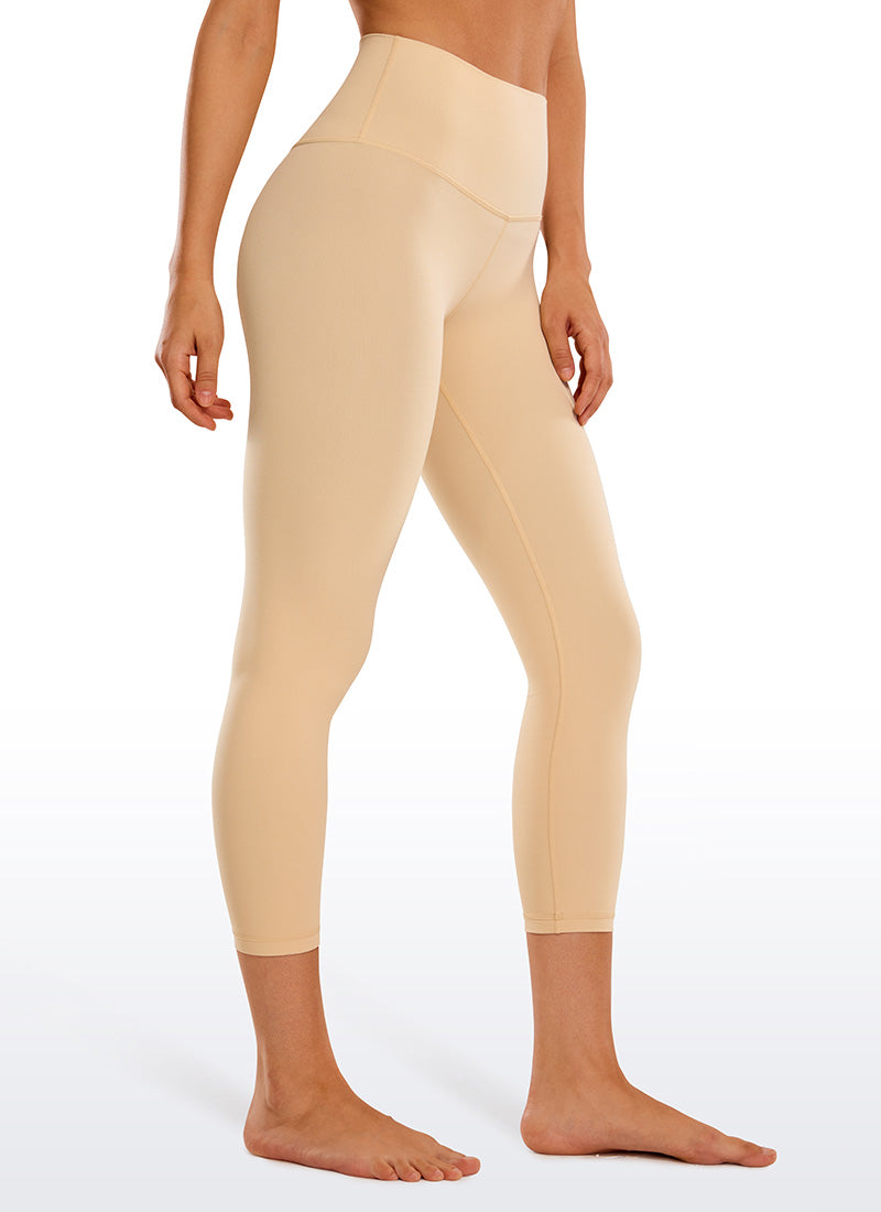 Quần Legging Yoga Nữ Cạp Cao Butterluxe 58'' Màu Nâu Sữa Tan Milkshake CRZ YOGA