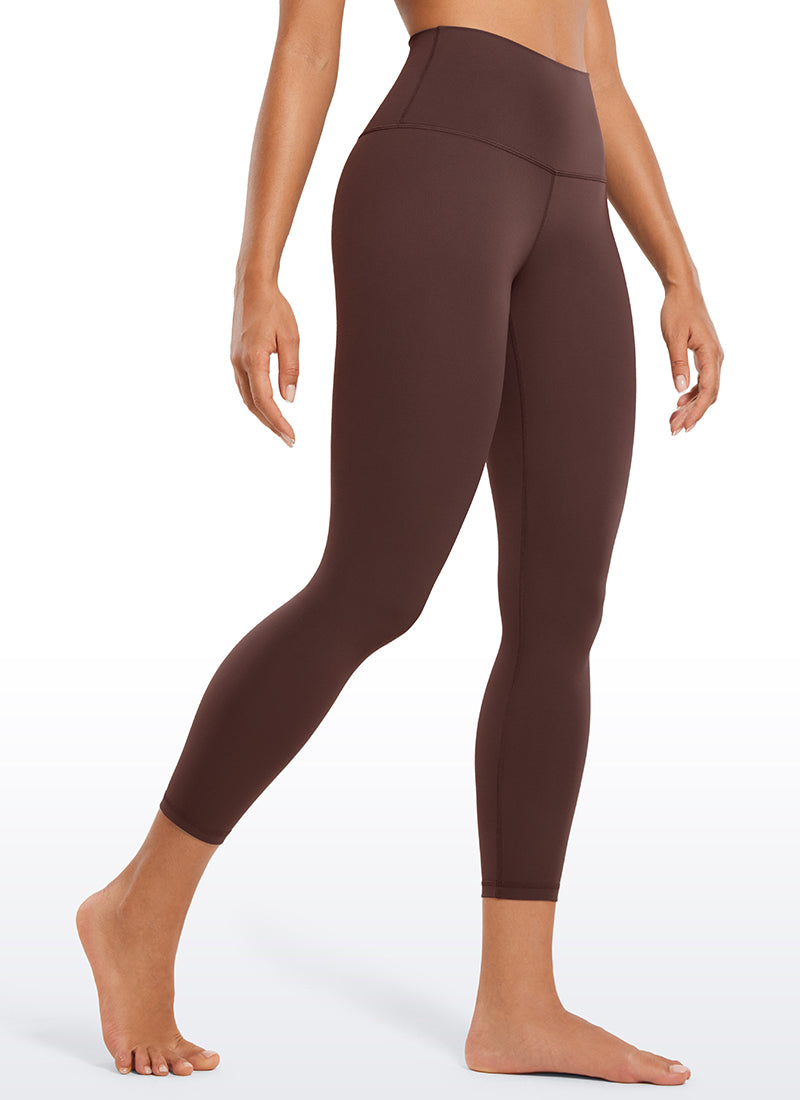 Quần Legging Yoga Nữ Cạp Cao Butterluxe 58'' Màu Nâu Taupe CRZ YOGA