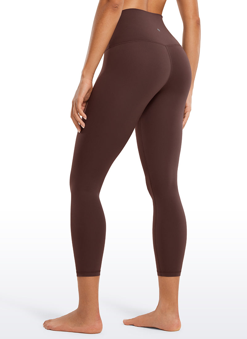 Quần Legging Yoga Nữ Cạp Cao Butterluxe 58'' Màu Nâu Taupe CRZ YOGA