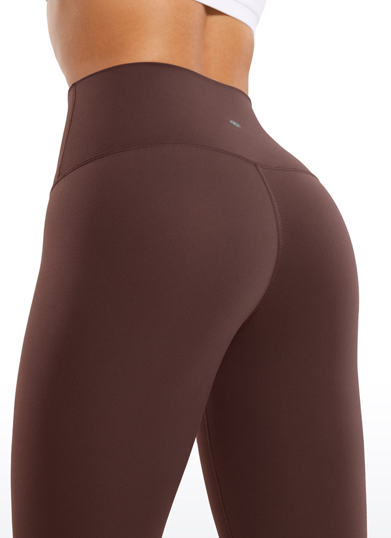 Quần Legging Yoga Nữ Cạp Cao Butterluxe 58'' Màu Nâu Taupe CRZ YOGA