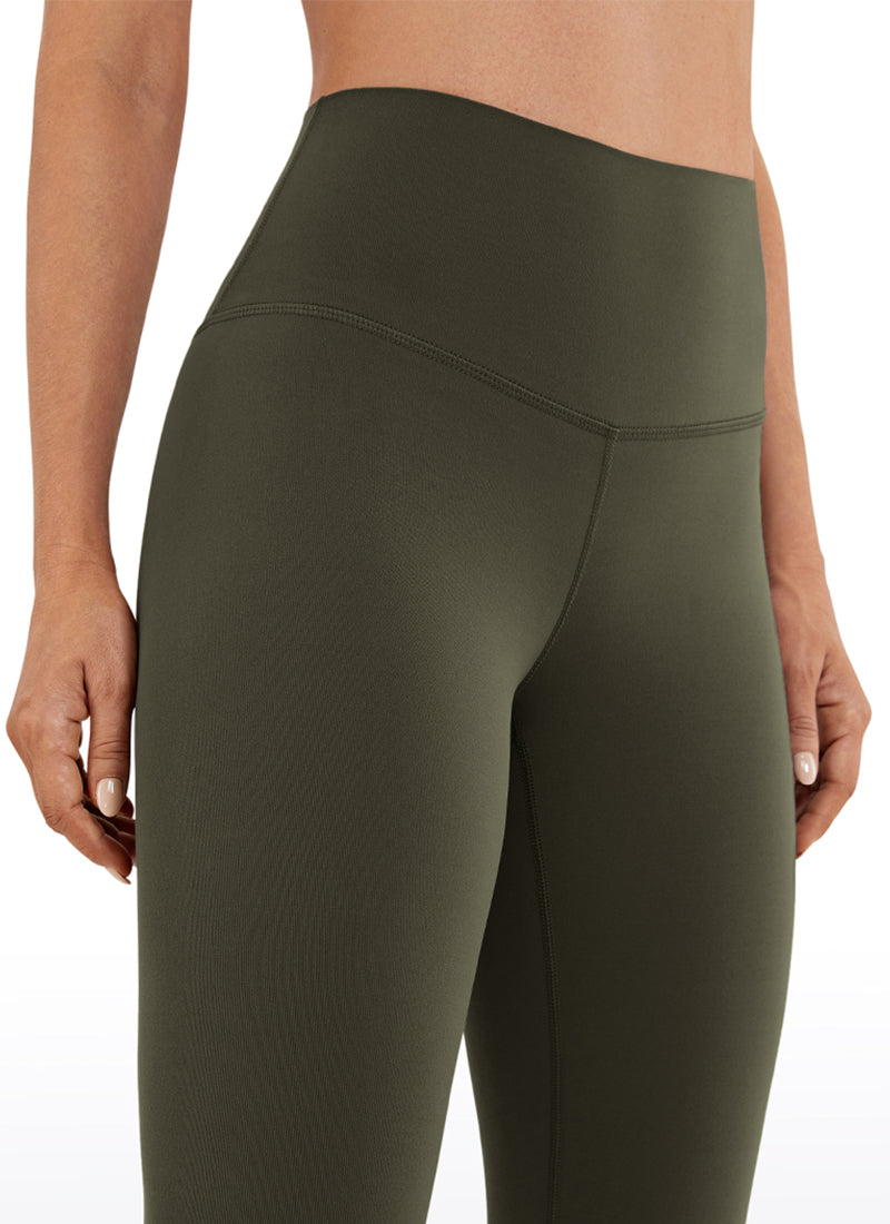 CRZ YOGA Quần legging yoga nữ cạp cao, thiết kế ôm sát mắt cá chân ( Butterluxe ), chiều dài 26,5 inch, màu xanh ô liu