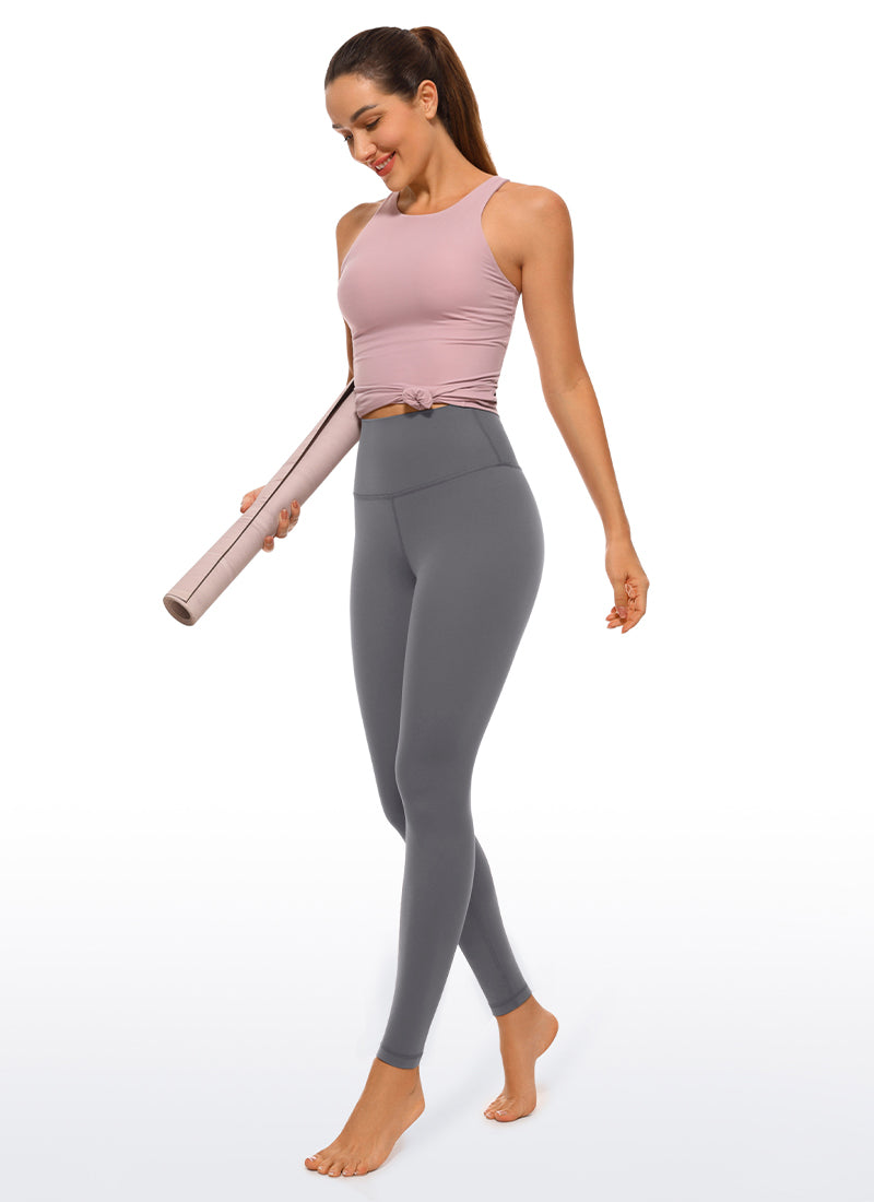 Quần Legging Yoga Cạp Cao Butterluxe Cho Nữ 76 cm Màu Đen Dark Carbon