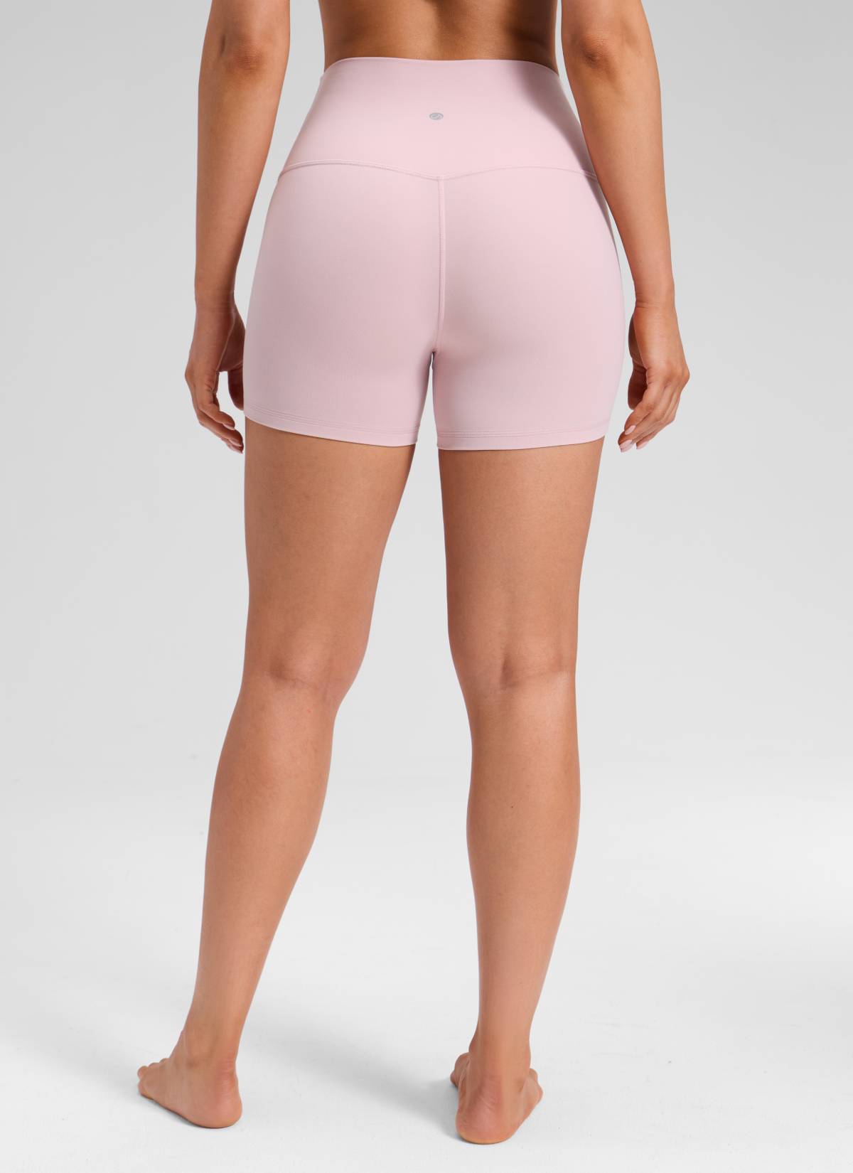Quần short yoga cạp cao dành cho nữ CRZ YOGA - Quần short kiểu biker " Butterluxe " 4'' màu Pink Haze