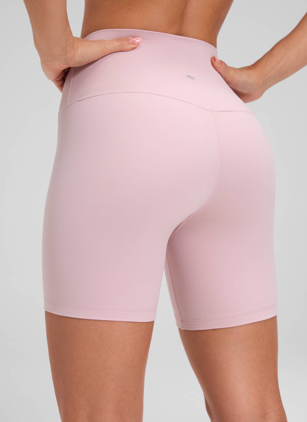 Quần short yoga cạp cao dành cho nữ CRZ YOGA - Quần short kiểu biker " Butterluxe " 6'' màu Pink Haze