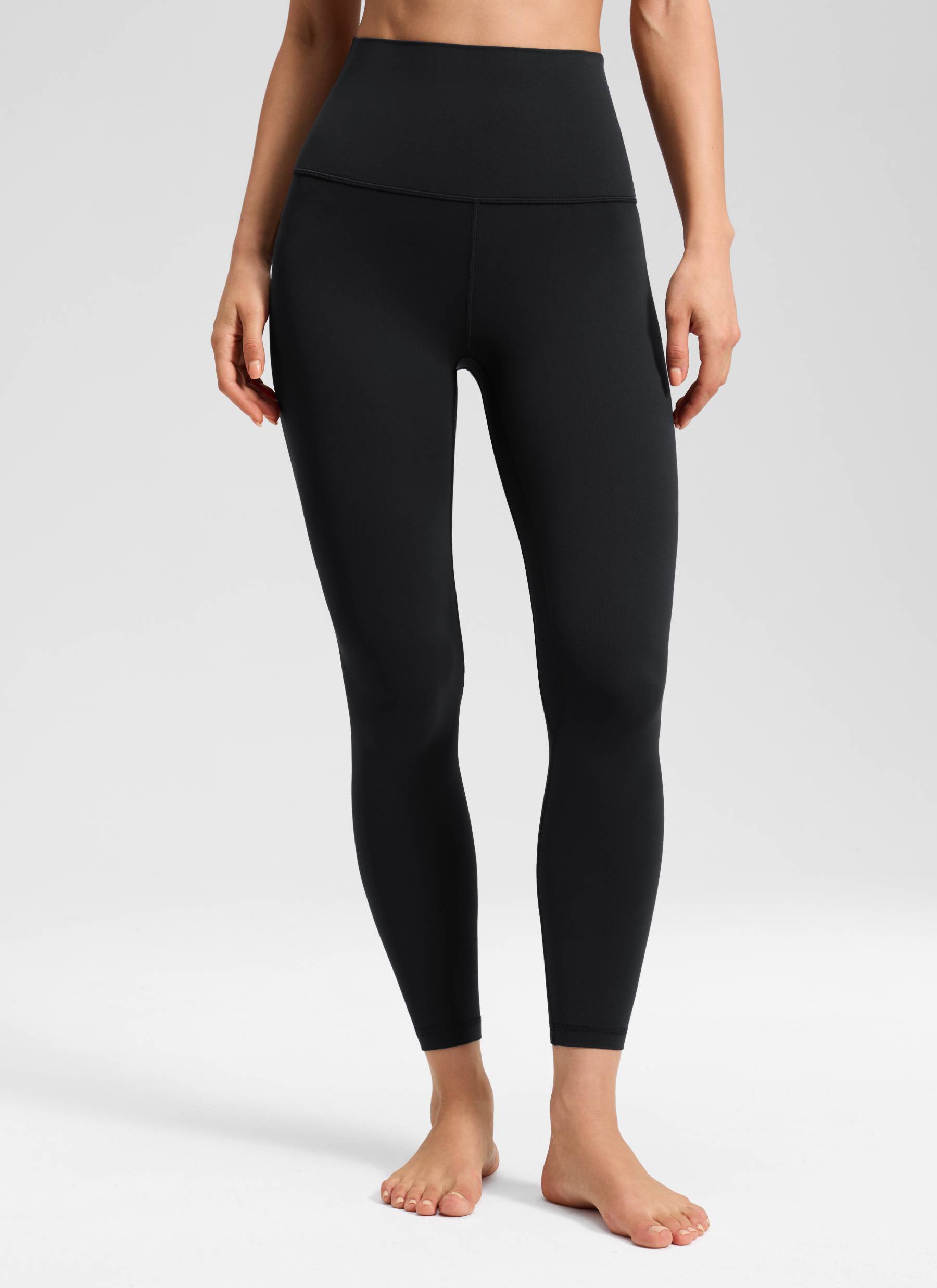 CRZ YOGA Women's Lounge Super High Rise Butterluxe Yoga Leggings 25'' Black
