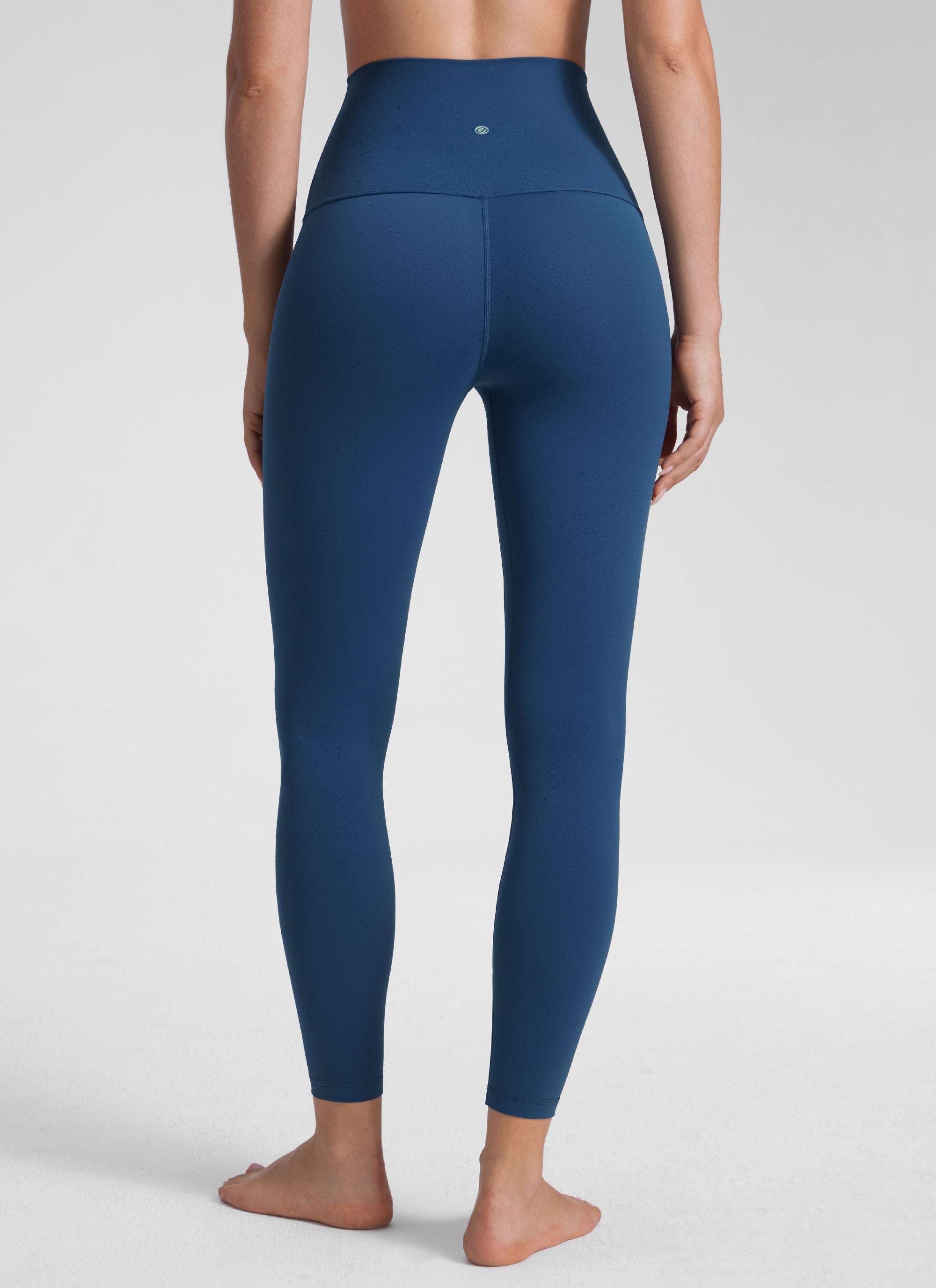 CRZ YOGA Quần legging yoga nữ kiểu Lounge Super High Rise, chất liệu vải " Butterluxe ", chiều dài 25 inch, màu xanh hải quân kiểu Pháp