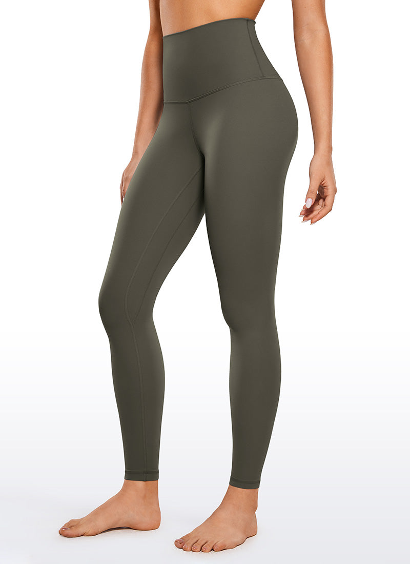 Quần Legging Yoga Nữ CRZ YOGA Cạp Siêu Cao Butterluxe 71'' Xanh R quân Đậm