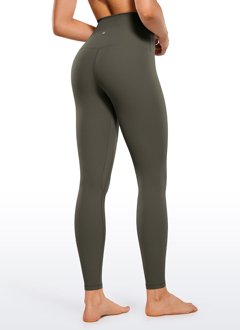 Quần Legging Yoga Nữ CRZ YOGA Cạp Siêu Cao Butterluxe 71'' Xanh R quân Đậm