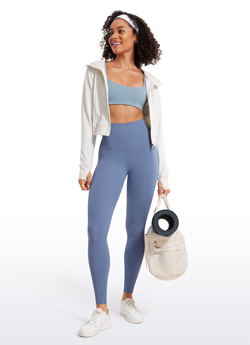 Quần Legging Yoga Nữ CRZ YOGA Cạp Siêu Cao Butterluxe 71'' Xanh Oasis