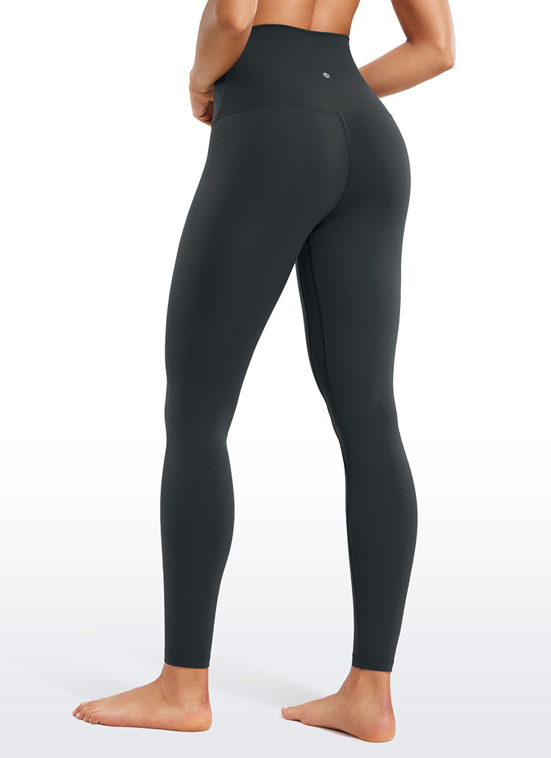 Quần Legging Yoga Nữ CRZ YOGA Cạp Siêu Cao Butterluxe 71'' Màu Melanite