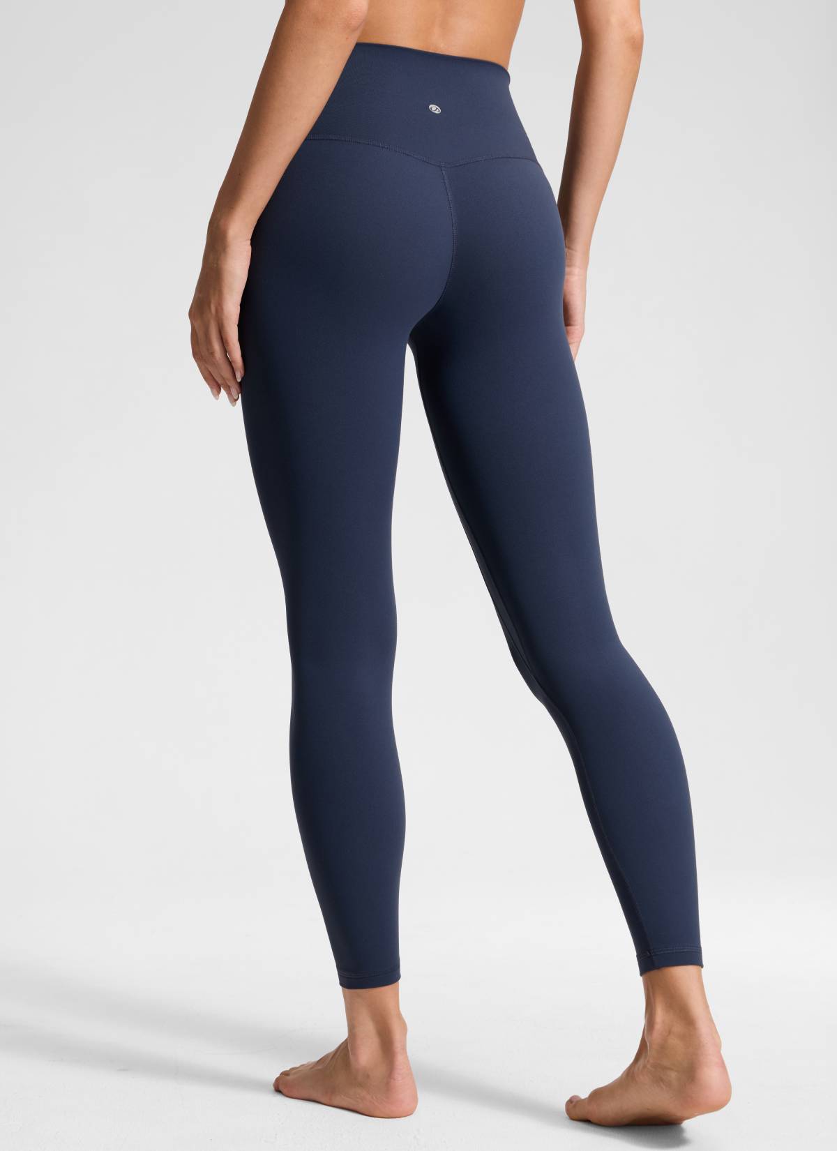 CRZ YOGA Quần legging yoga cạp cao dành cho nữ, không đường may phía trước, kiểu " Butterluxe ", chiều dài 25 inch, màu Club Blue
