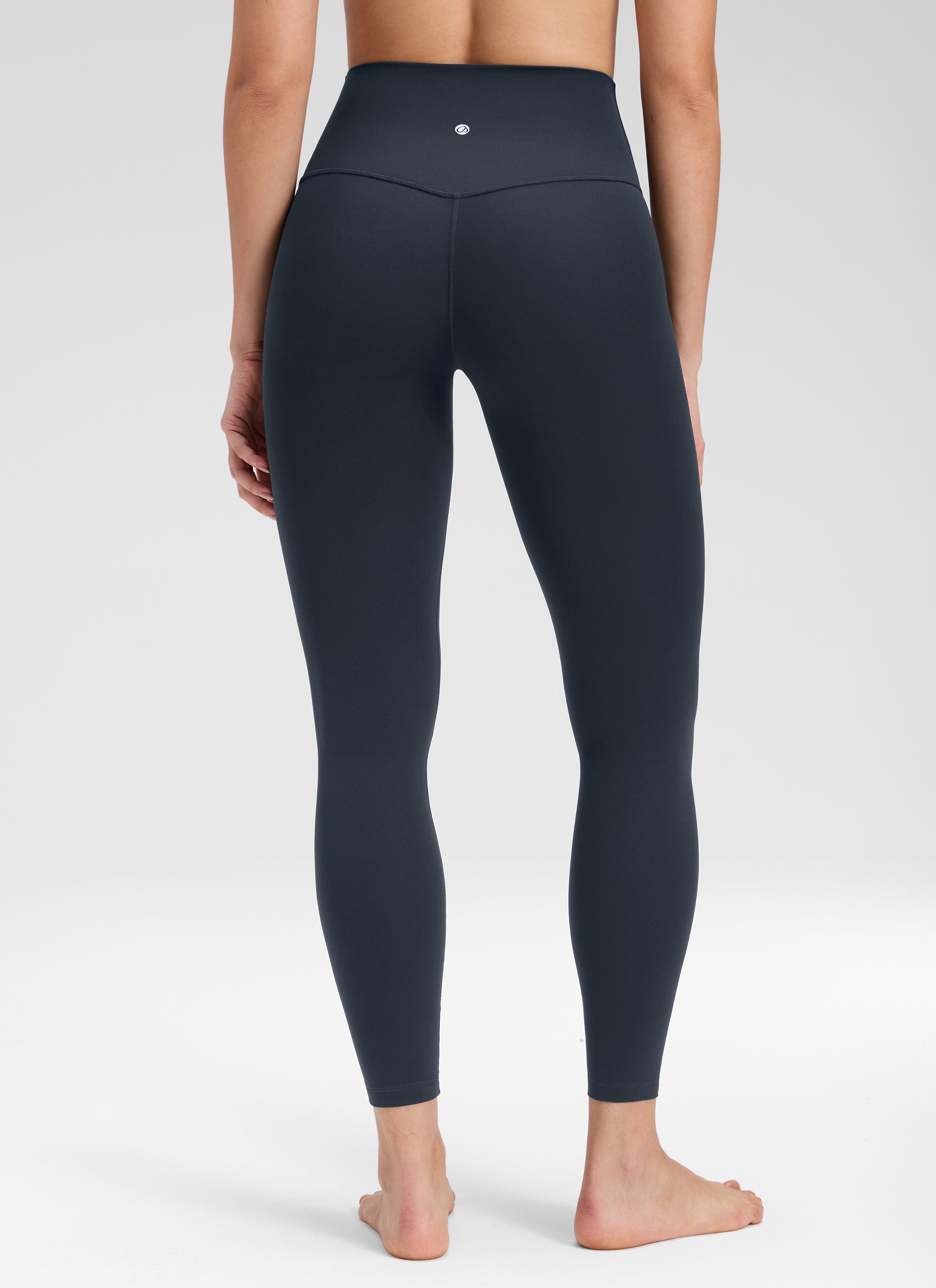 CRZ YOGA Quần legging yoga cao cạp dành cho nữ " Butterluxe " không đường may phía trước, cạp cao 25 inch, màu xanh navy đậm