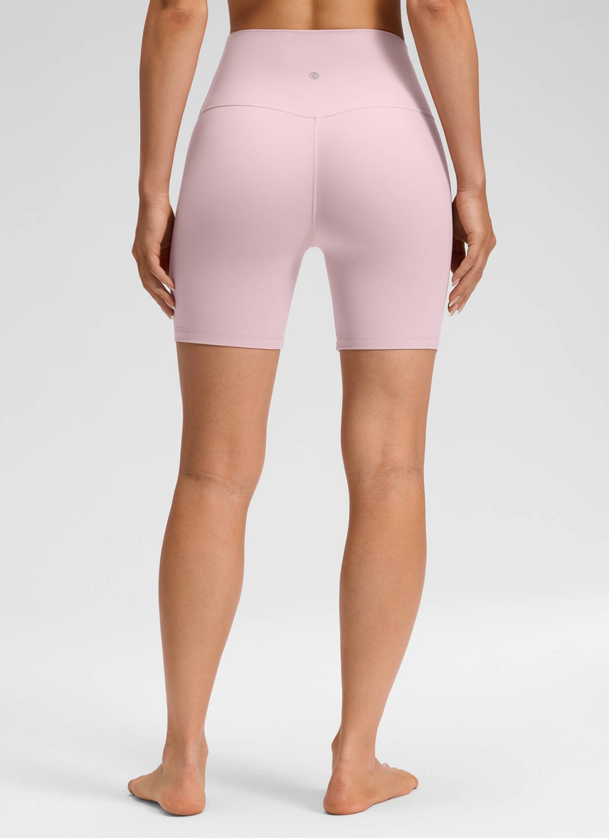 CRZ YOGA Quần short yoga cạp cao dành cho nữ " Butterluxe " không đường may phía trước, cỡ 6