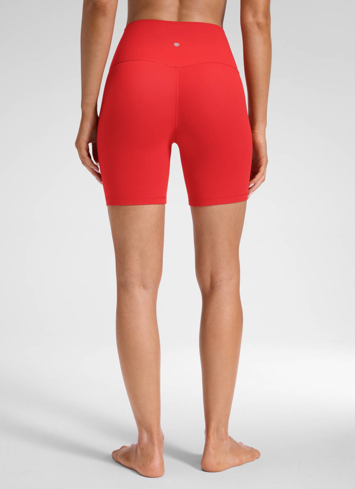 CRZ YOGA Quần short yoga cạp cao dành cho nữ " Butterluxe " không đường may phía trước, cỡ 6