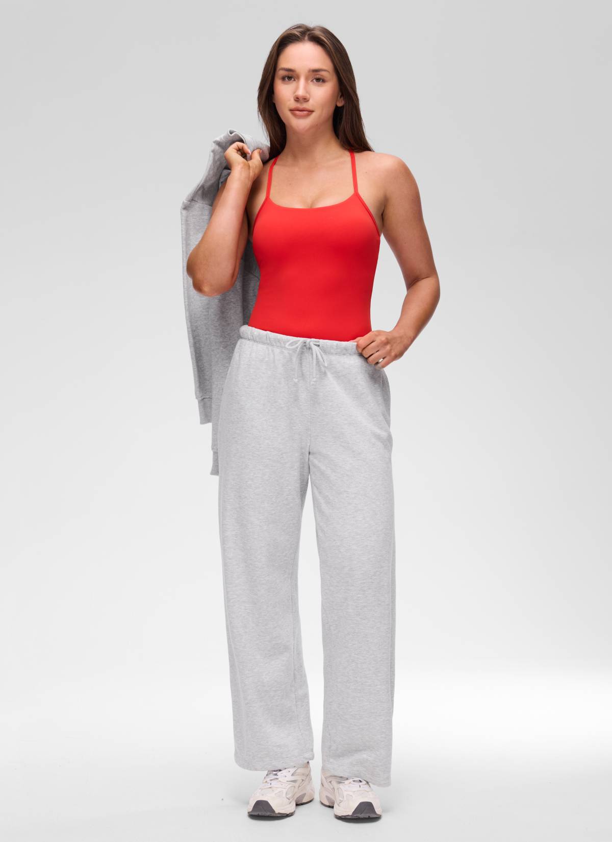 CRZ YOGA Áo thun yoga nữ dáng ôm sát, cổ tròn, tay ngắn, có áo lót tích hợp, kiểu lưng chữ Y, màu đỏ đậm Butterluxe