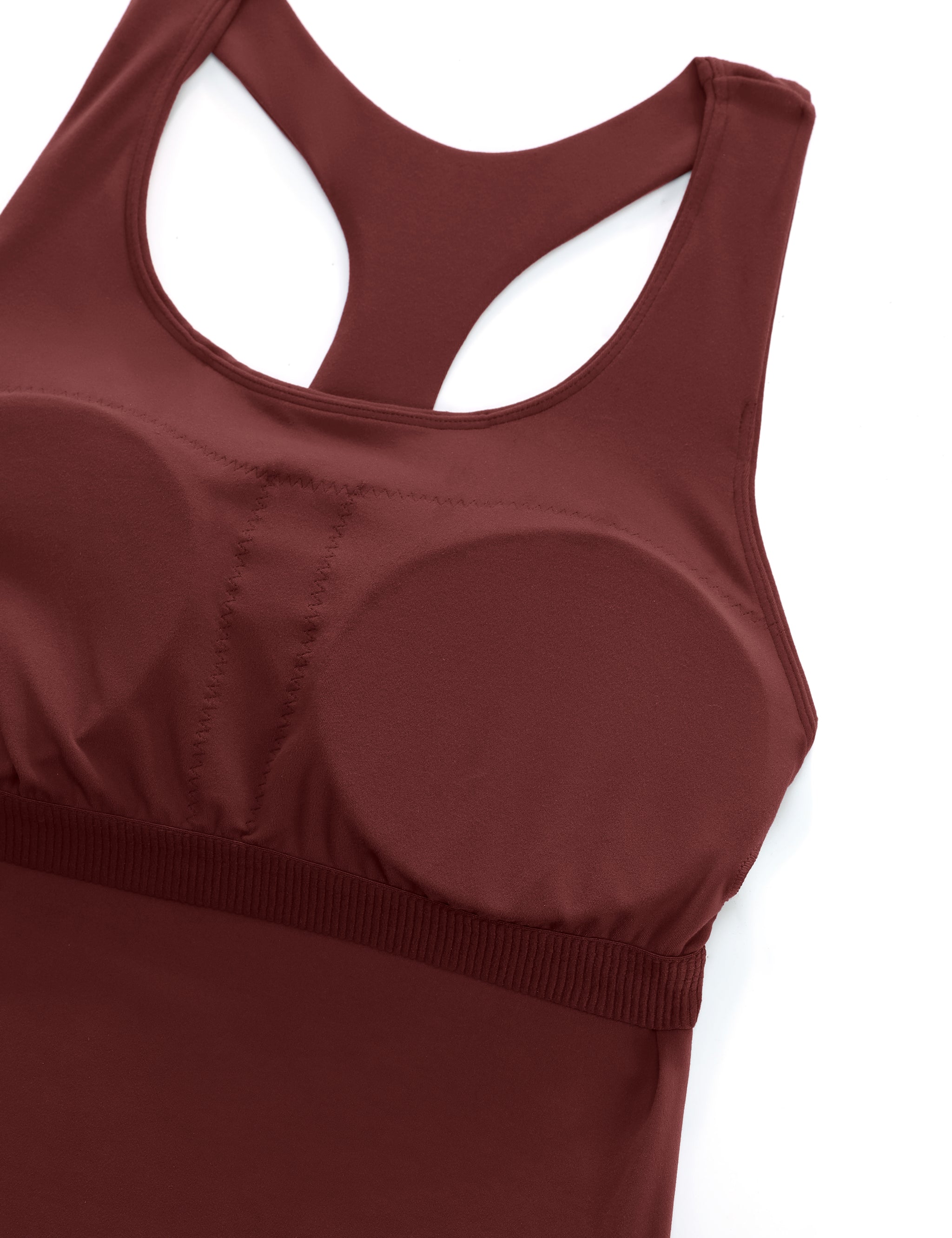 Áo thun yoga ôm sát dành cho nữ CRZ YOGA - Mẫu áo ba lỗ có áo lót tích hợp " Butterluxe " màu đỏ Noctilucence
