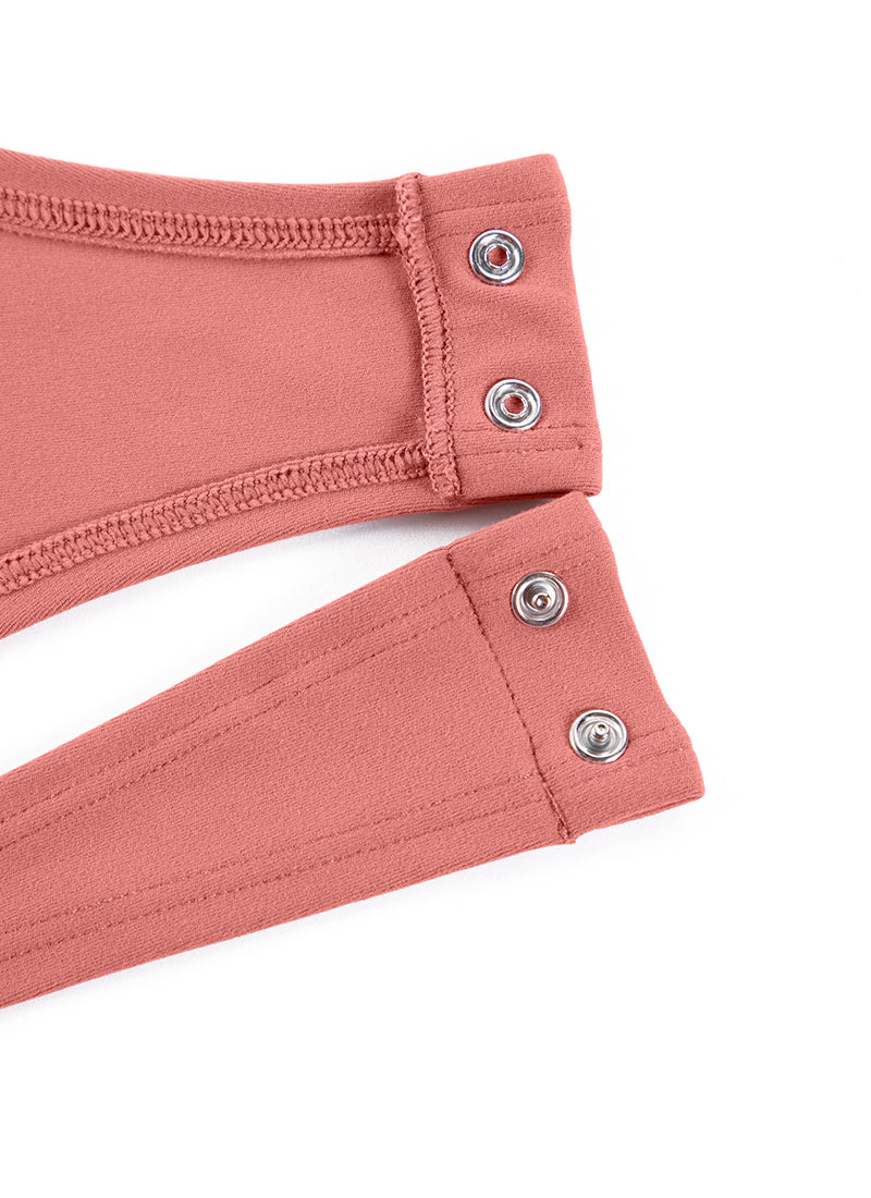 CRZ YOGA - Áo liền quần yoga nữ ôm sát, cổ tròn, tay dài - Mẫu Briar Rose
