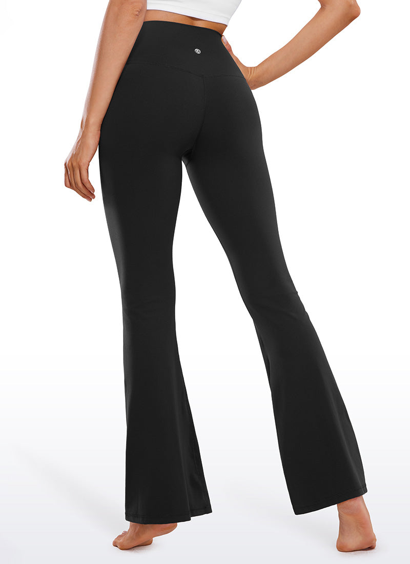 CRZ YOGA Quần legging nữ kiểu chéo chữ V, cạp cao, ống loe, họa tiết “ Butterluxe ” cỡ 29