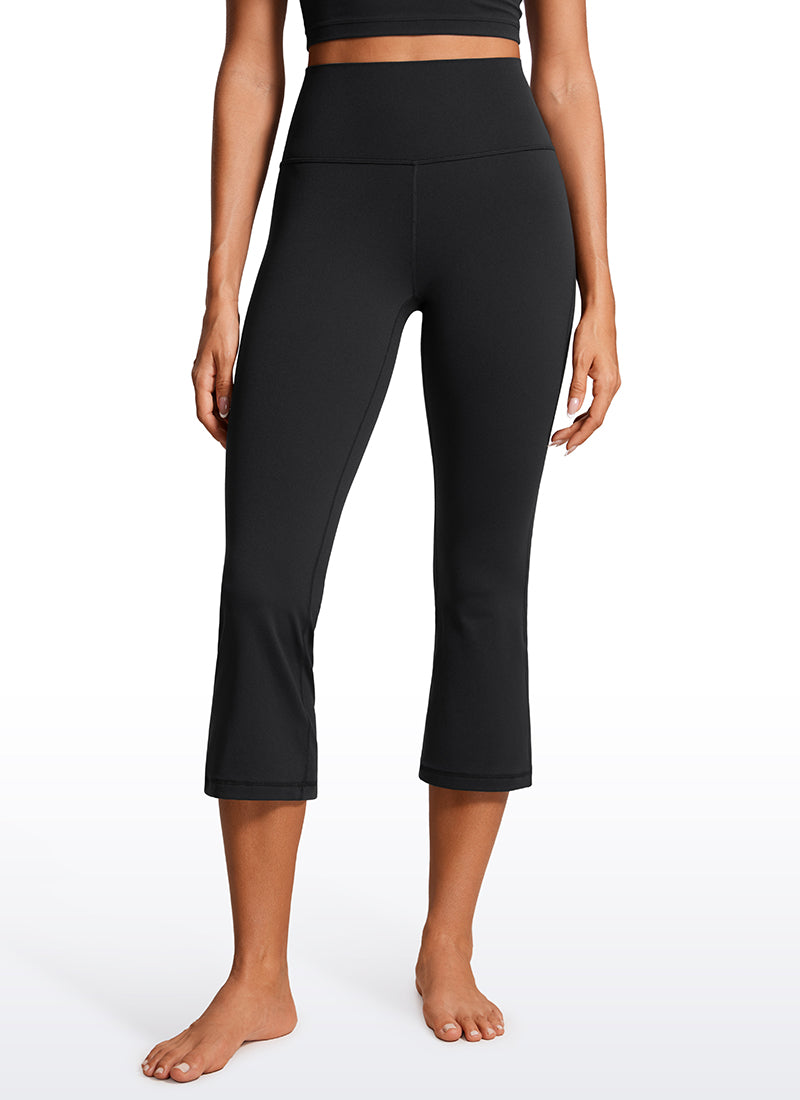 Butterluxe Quần legging cạp cao, ống loe rộng, kiểu bootcut, có túi, cỡ 23