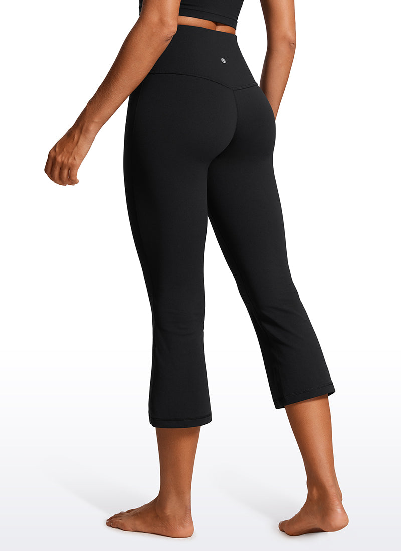 Butterluxe Quần legging cạp cao, ống loe rộng, kiểu bootcut, có túi, cỡ 23