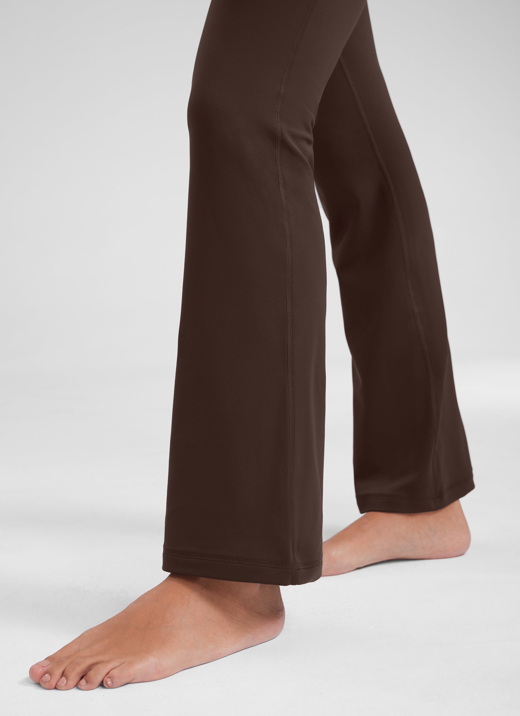CRZ YOGA Quần legging yoga nữ cạp cao, kiểu ống loe có túi, chất liệu vải thun co giãn ( Butterluxe ), cỡ 29
