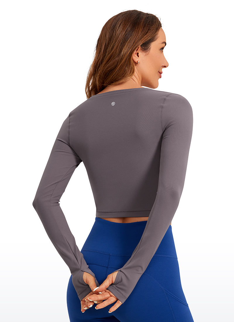 CRZ YOGA Quần legging yoga tay dài Butterluxe dành cho nữ Mẫu Tornado